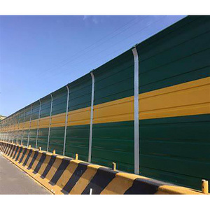 High quality highway metal louver hole noise barrier panels wall sound barriers fence