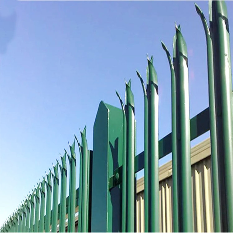 High quality galvanized fence edge palisade fence durable w type europe metal steel fence sheet