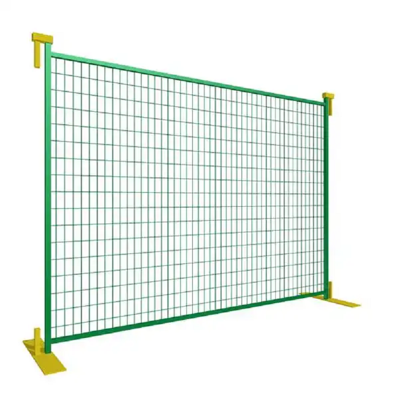 Customized High Quality  6 feet x10 feet used construction outdoor movable free standing canada temporary fence panel