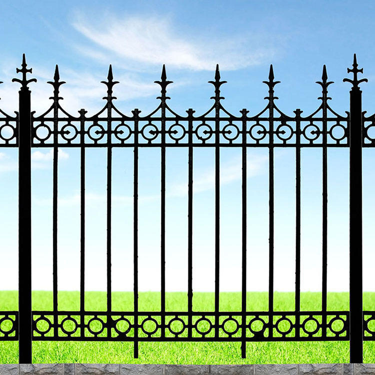 Decorative metal outdoor privacy screen fence panel  garden fencing for villas