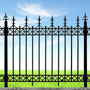 Decorative metal outdoor privacy screen fence panel  garden fencing for villas