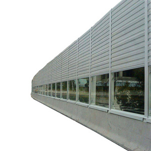 highway metal noise-proof wall Clear vinyl sound barrier noise control bridge noise barrier panels