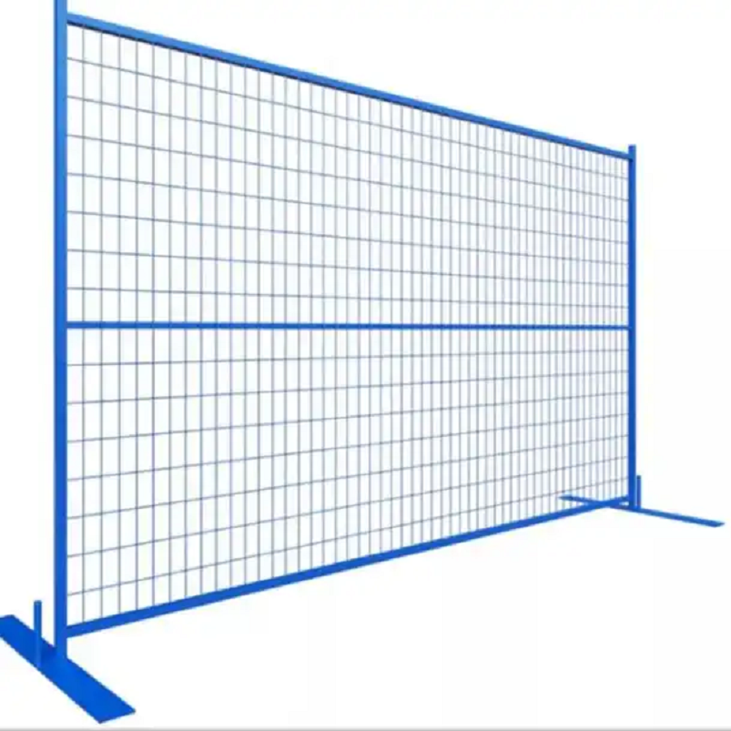 Customized High Quality  6 feet x10 feet used construction outdoor movable free standing canada temporary fence panel