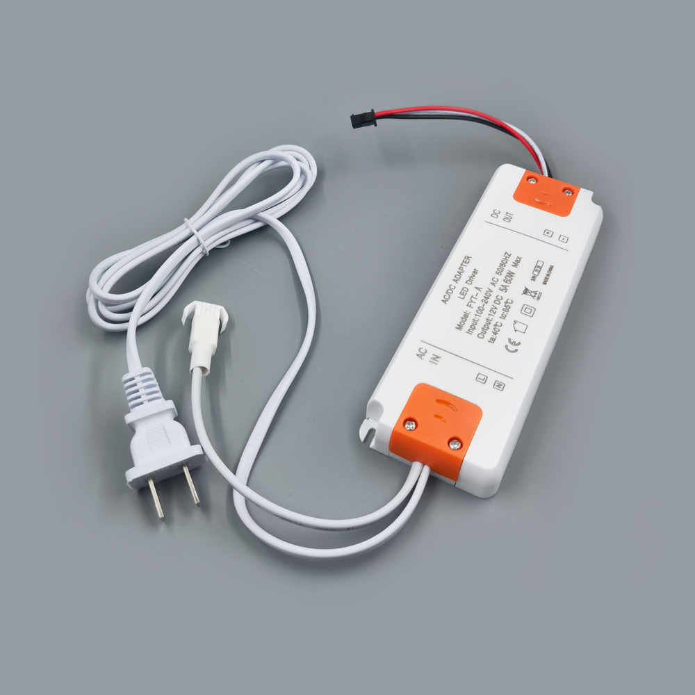 60W AC100-240V 12V LED drive transformer lighting switch power supply is used to connect the defogging film touch dimmer switch