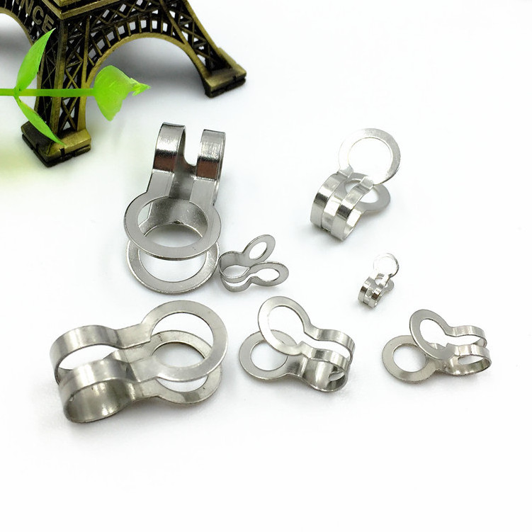 Stainless Steel Jewelry Finding Bead Ball Chains Connectors Extension Clips Clasps Fits for Chains Necklace Jewelry Making