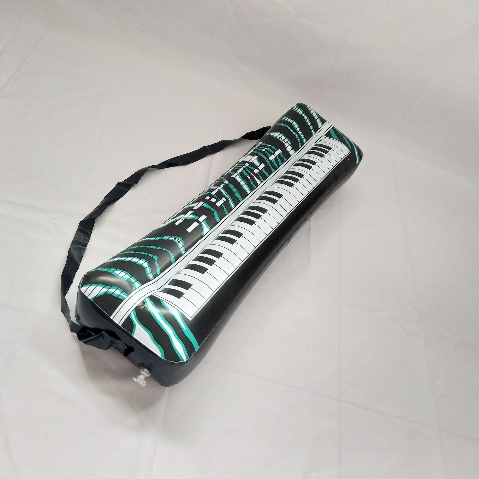 2024 Custom Inflatable Blown Air Simulation Printed Plastic Keyboard Instruments Electronic Piano Children's Holiday Fun Toys