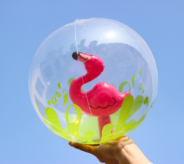 Wholesale Custom Pvc Hot Sale Printing Logo Mini Transparent Safety Large Animal Inflatable Giant Beach Ball