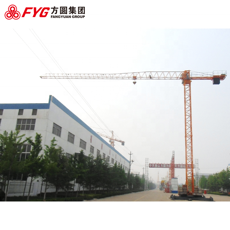 Remote monitoring Travelling tower crane small tower crane electric hoist crane 6 tons PT5510A