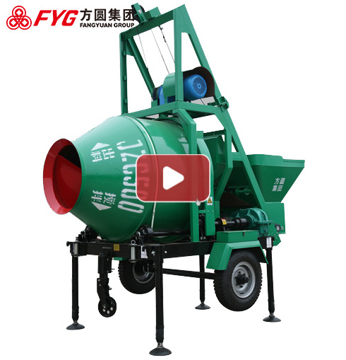 portable self loading concrete mixer machine