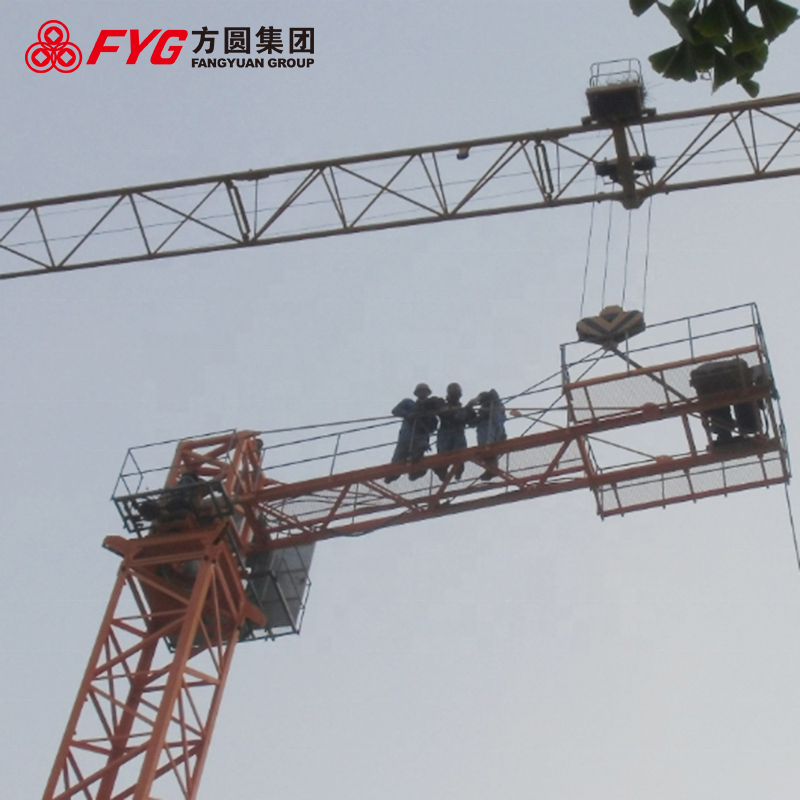 Remote monitoring Travelling tower crane small tower crane electric hoist crane 6 tons PT5510A