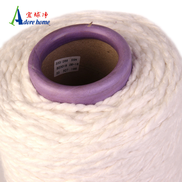 Chinese mop factory supplying cotton blended mop yarn for mops manufacturing