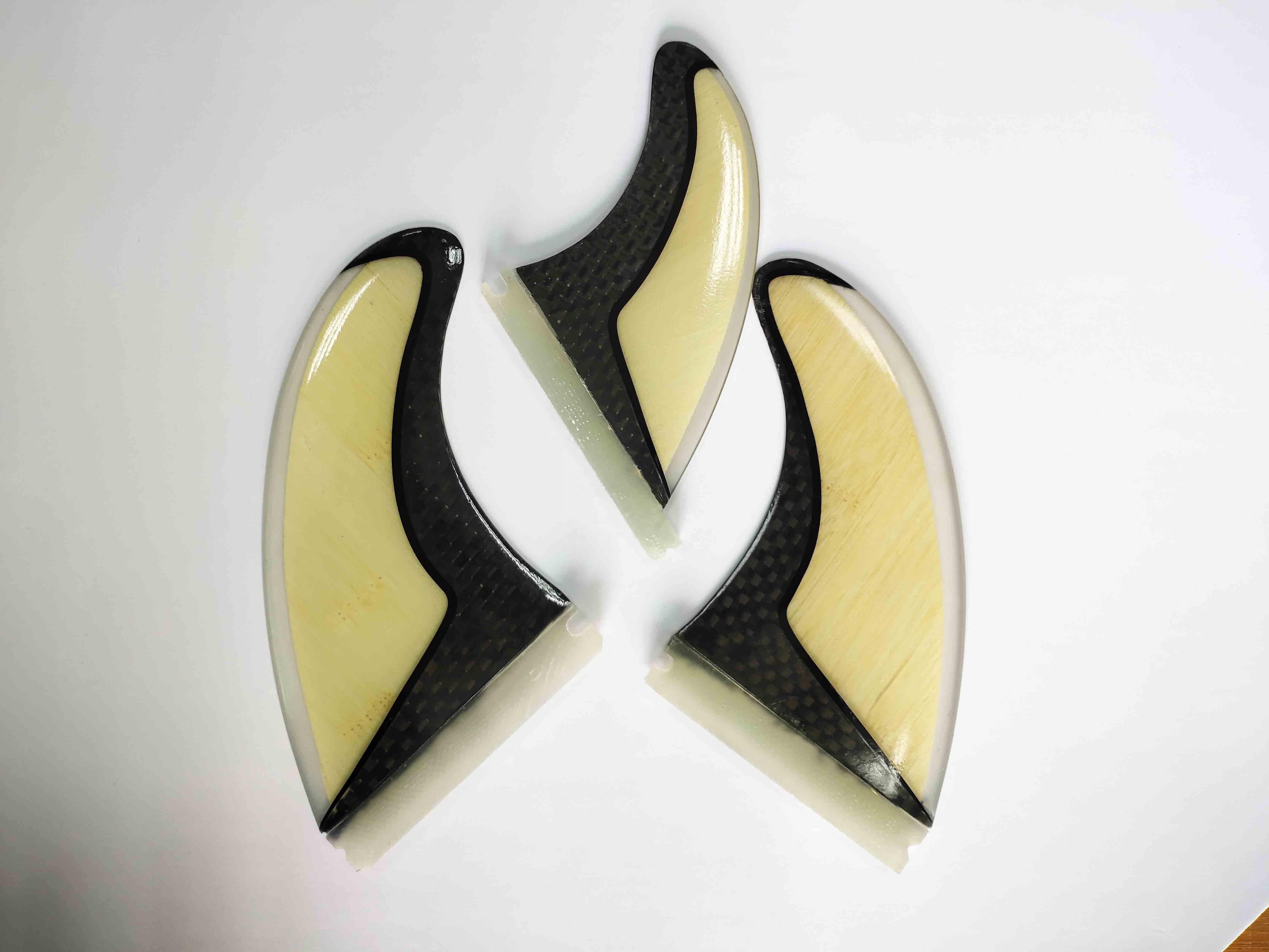 High Quality surfboard  fins bamboo  fin wood surf fins in surfing