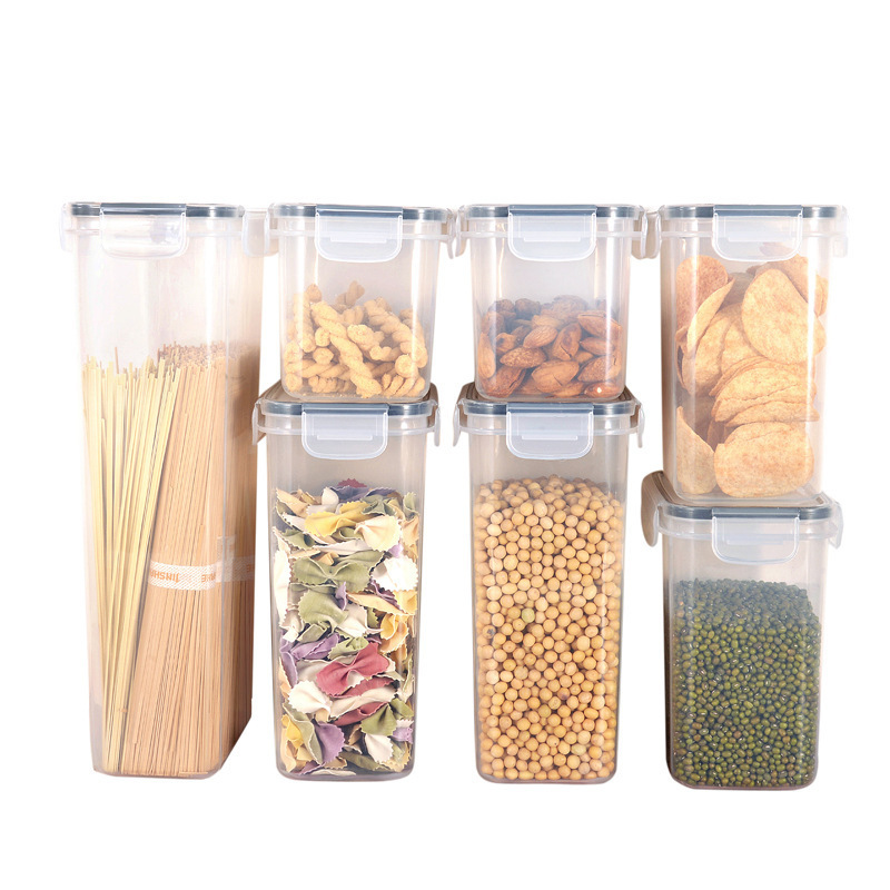 Food-grede Canister Sets For Kitchen Counter Clearance Stainless Food Safe Storage Bins With Lids For Pantry Dry Food Organizer