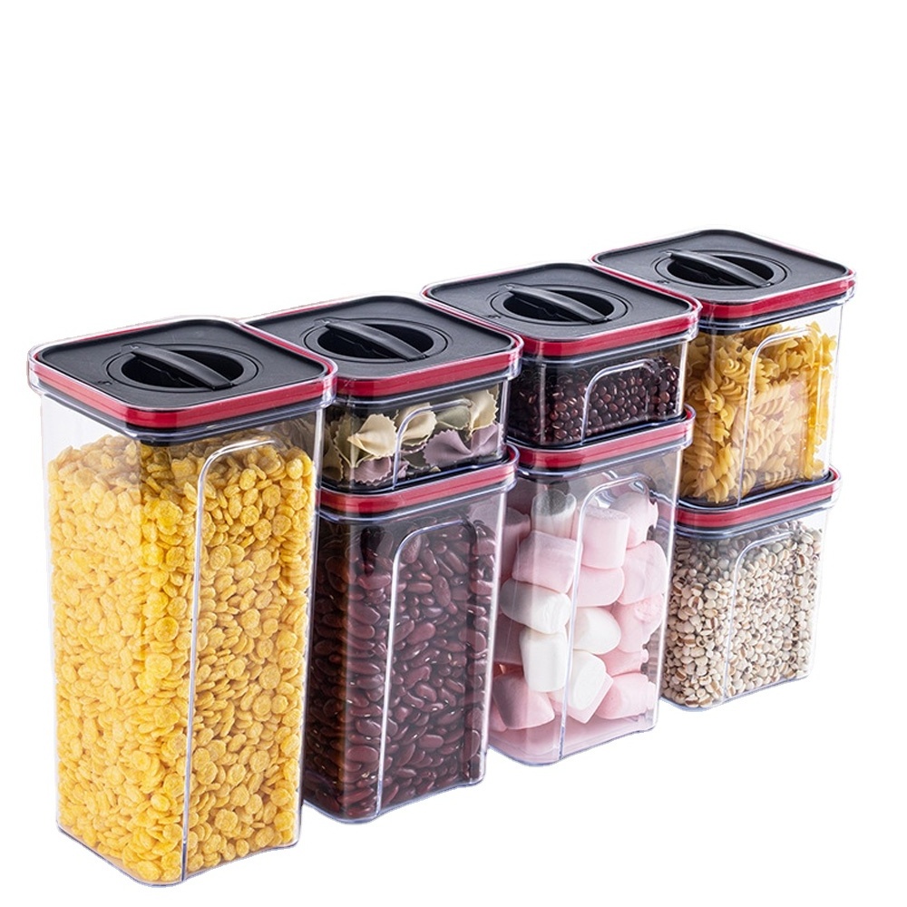 Premium Kitchen Food Storage Containers Airtight Insect Proof Food Storage Clear  Organizing Free Plastic Storage Containers