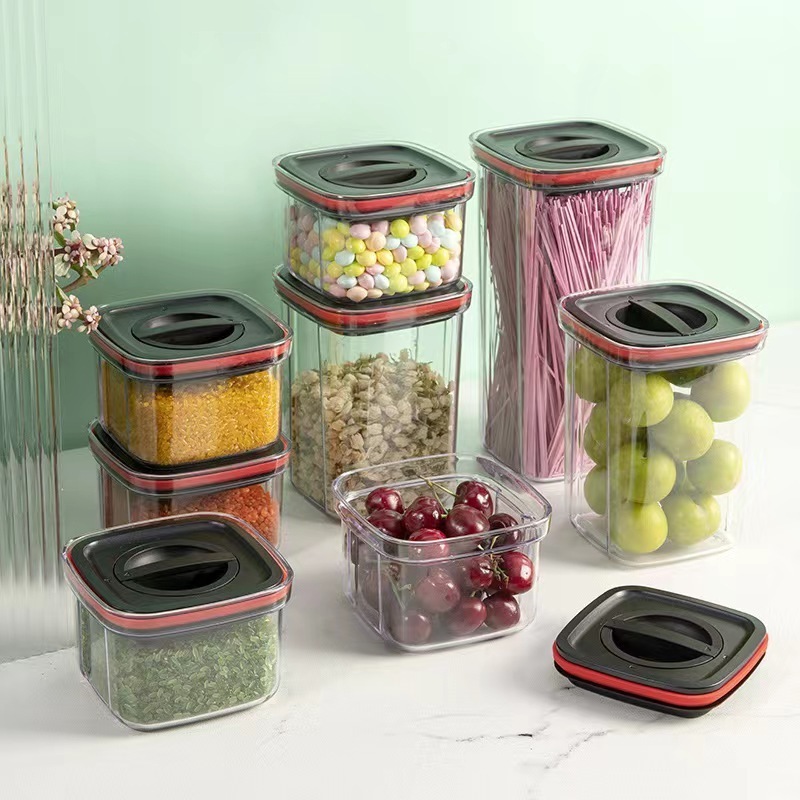 Premium Kitchen Food Storage Containers Airtight Insect Proof Food Storage Clear  Organizing Free Plastic Storage Containers