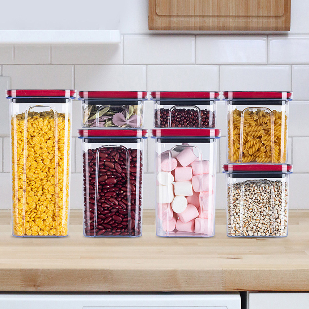 Premium Kitchen Food Storage Containers Airtight Insect Proof Food Storage Clear  Organizing Free Plastic Storage Containers