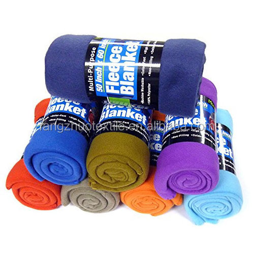 free sample wholesale Plaid fleece blanket manufacturer