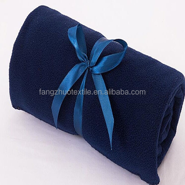 free sample wholesale Plaid fleece blanket manufacturer