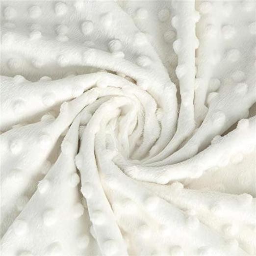 microfiber Chevron Minky dot with bubble velboa soft baby bedding