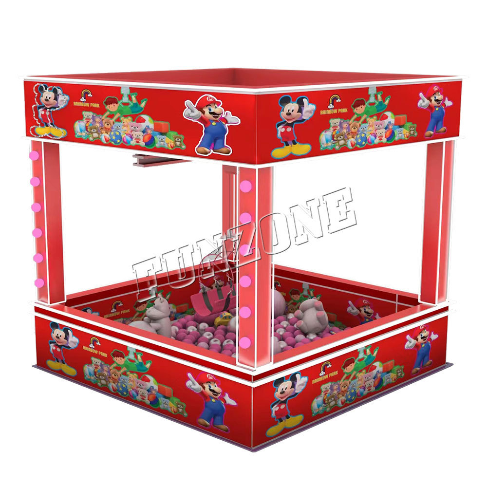 Hot Selling Factory Direct Supply Coin Games Kids And Adults Human Claw Crane Machine Human Claw Crane Machine