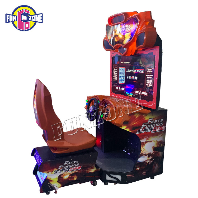 2023 card payment system arcade game machine car racing arcade game machine simulator arcade racing f1 car game machine