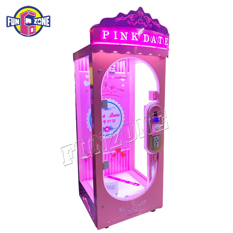 Funzone Toy Crane Cut The Rope Scissors Game Machine Pink Date Gift Game Cut Prize Machine