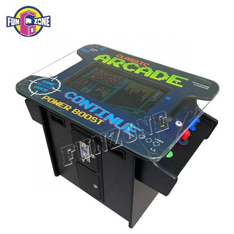 2024 China 60 in 1 cocktail tabletop cheap retro cocktail table arcade games machine