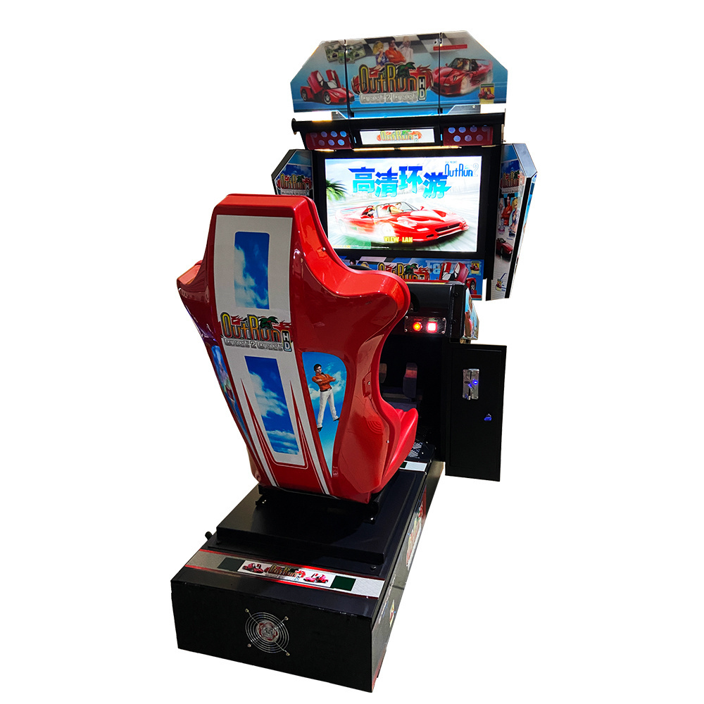 Funzone Hot Sale Simulator Driving Riding Race Arcade Amusement Car Adults Coin Operated Game Racing Machine For Adult