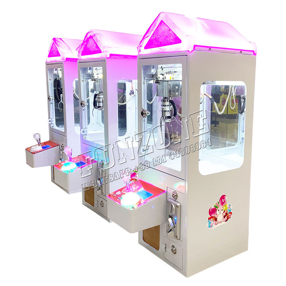 Doll arcade skill crane machines plush toy catcher game coin operated mini claw machine