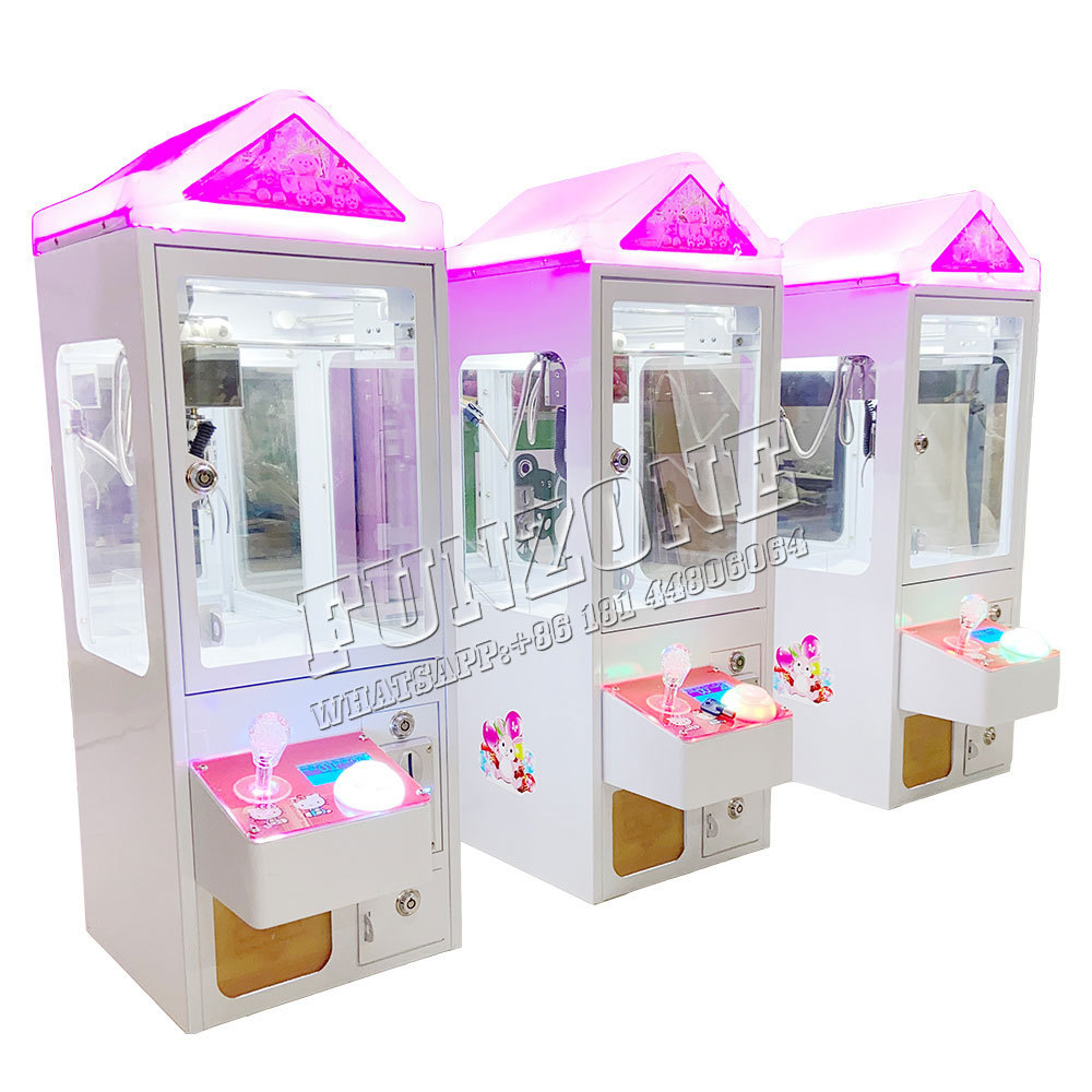 Doll arcade skill crane machines plush toy catcher game coin operated mini claw machine