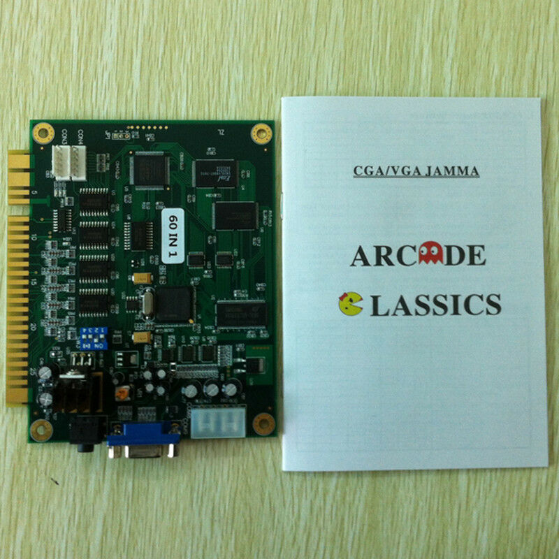 Classic 60 in 1 cocktail table jamma multi game pcb board for arcade machine for sale