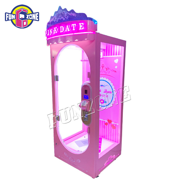 Funzone Toy Crane Cut The Rope Scissors Game Machine Pink Date Gift Game Cut Prize Machine