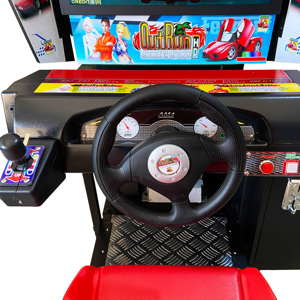 Funzone Hot Sale Simulator Driving Riding Race Arcade Amusement Car Adults Coin Operated Game Racing Machine For Adult