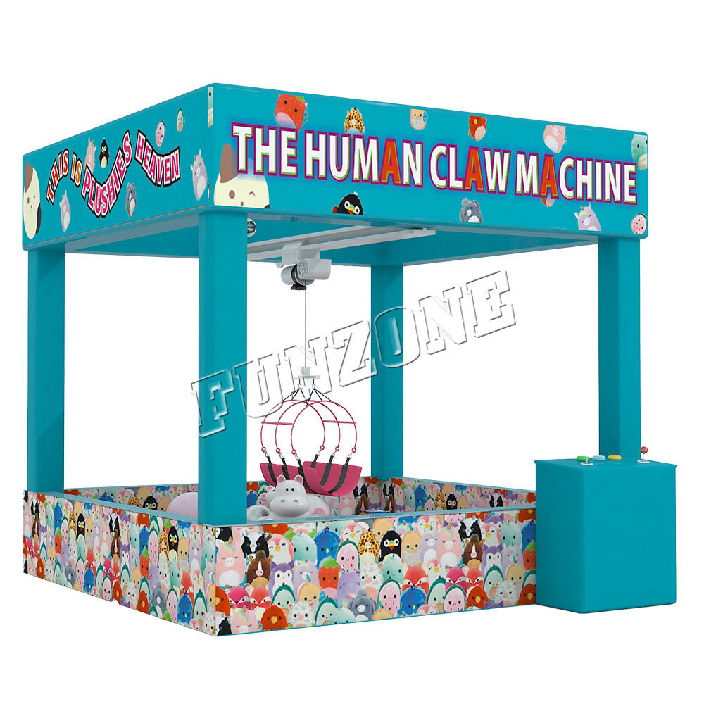 Hot Selling Factory Direct Supply Coin Games Kids And Adults Human Claw Crane Machine Human Claw Crane Machine