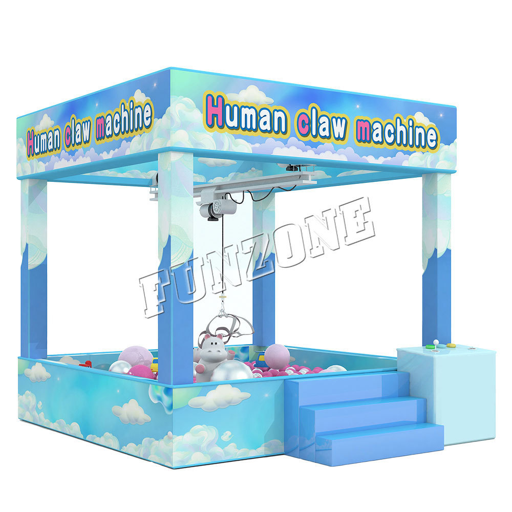 Hot Selling Factory Direct Supply Coin Games Kids And Adults Human Claw Crane Machine Human Claw Crane Machine