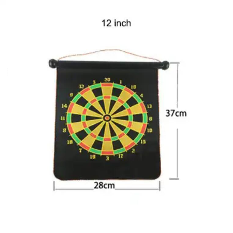 security 12 inch Dart Board wtih  4 dart  Factory Sale Magnetic Dart Board for Kids Promotional Time Packaging