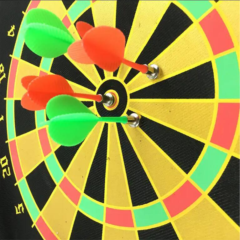 security 12 inch Dart Board wtih  4 dart  Factory Sale Magnetic Dart Board for Kids Promotional Time Packaging