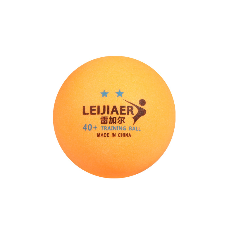 LEIJIAER International tournament ITTF approved ABS plastic white wih seamed 40+  2 star table tennis balls