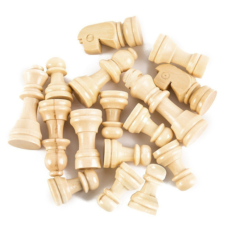 Wooden Chess Set with Folding Chess Board 9