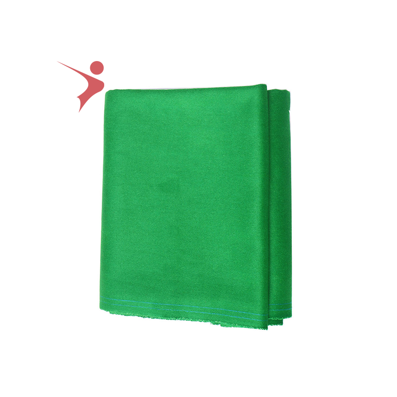 A tablecloth for a pool table, Cashmere pool table green tablecloth, Optional length durable tablecloth