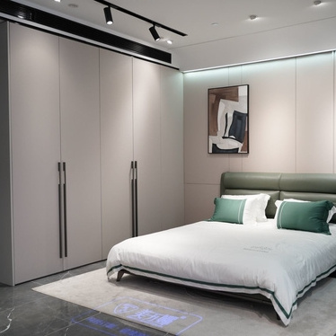 Modern Minimalist Wardrobe Custom PET Closet Bedroom Wardrobe