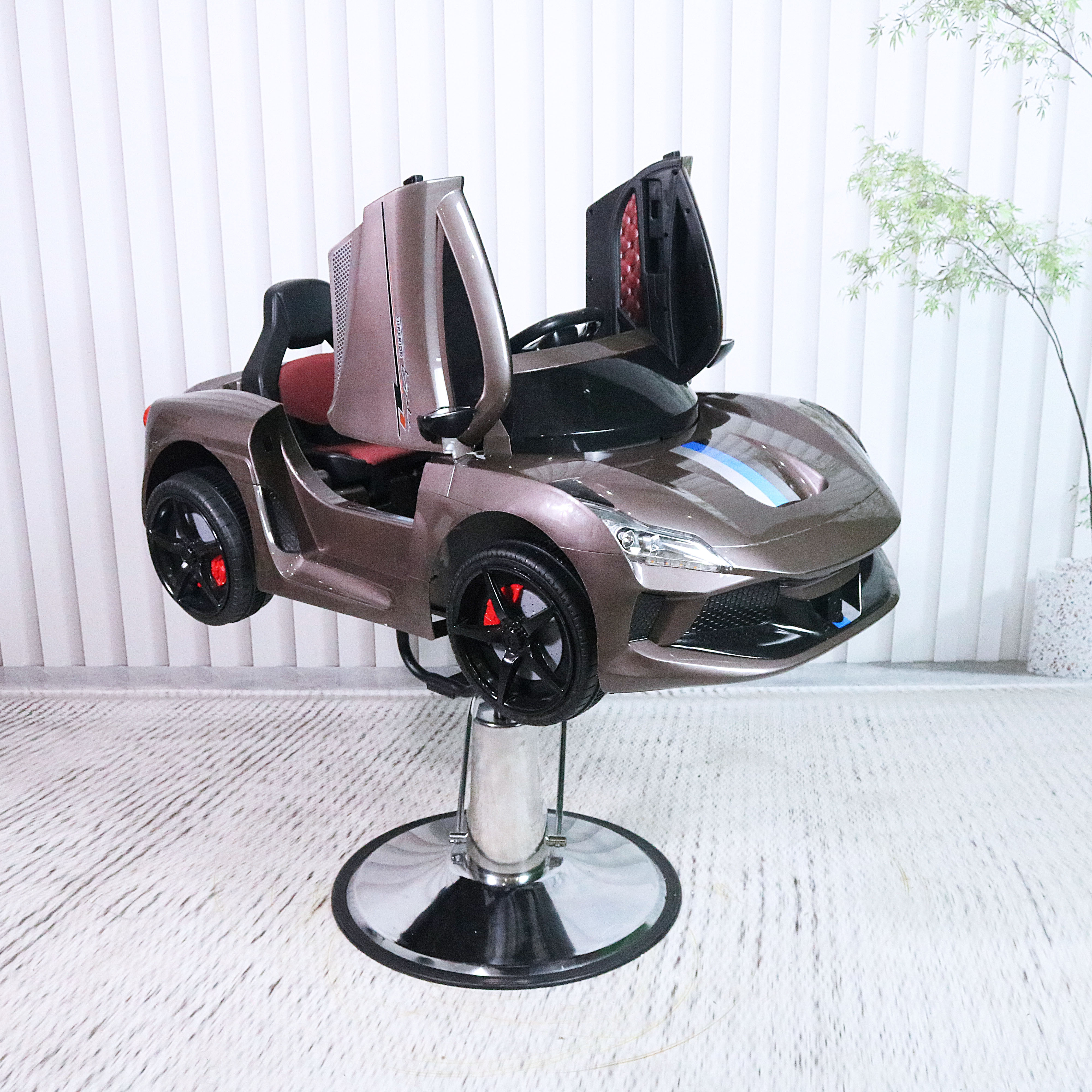 Beauty Barbershop children Salon Equipment and Furniture Hair Saloon Chairs kid car children car toy salon Barber Chair