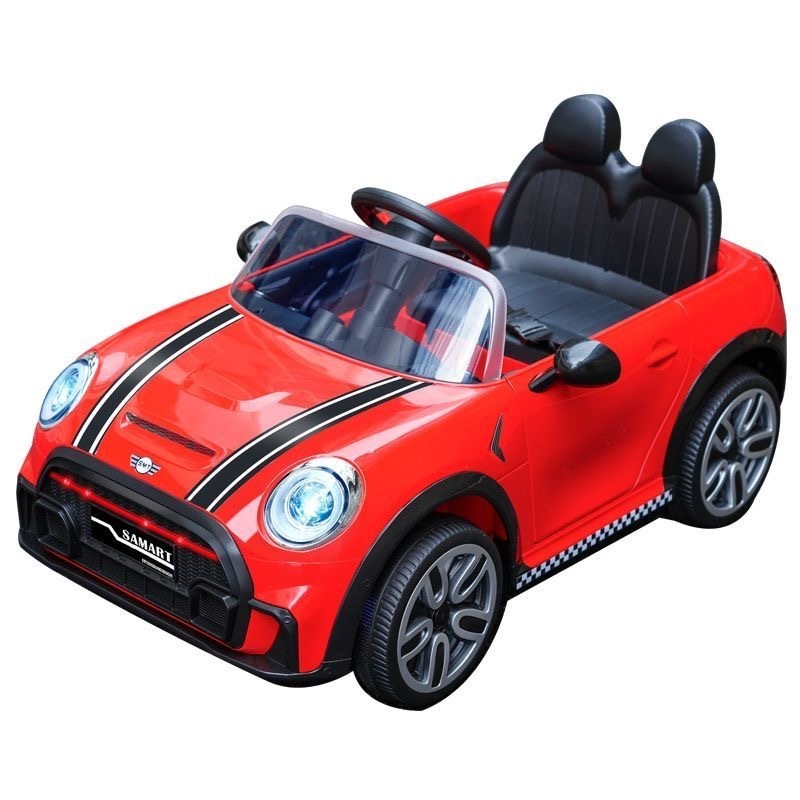 Wholesale plastic push big toy cars baby for girl to ride on battery car toys long with 4 seats