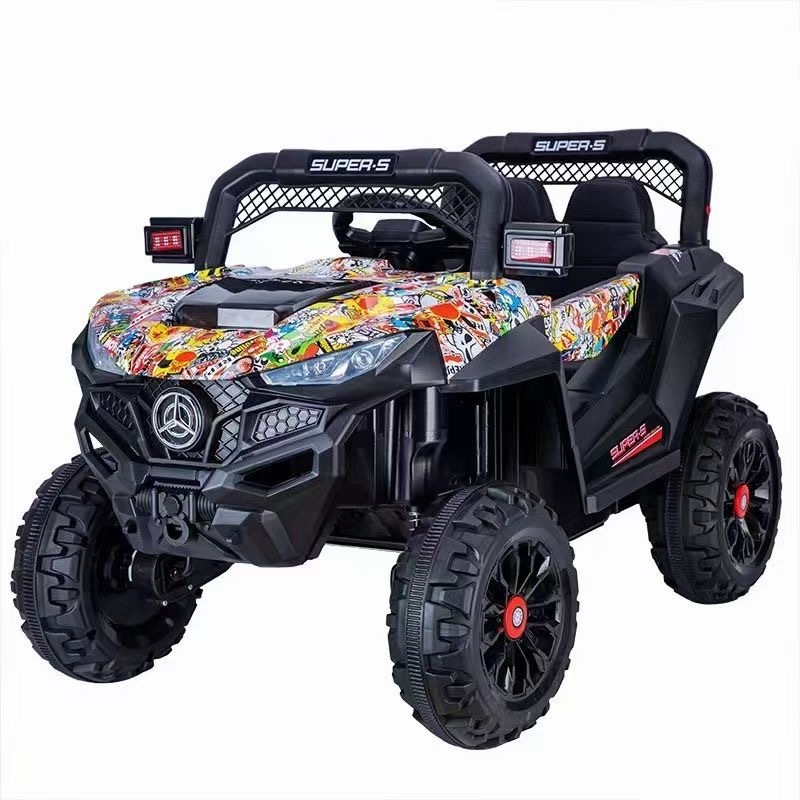 Low price off road electric car kids 24v two chairs 12v battery ride on toys car powered kids electric car