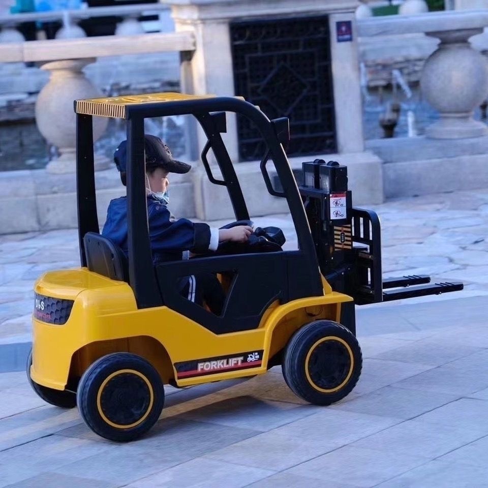 2023 Hot Selling Electric Toys Cars Electric Kids Car Child Riding Electric Car Toy With Forklift