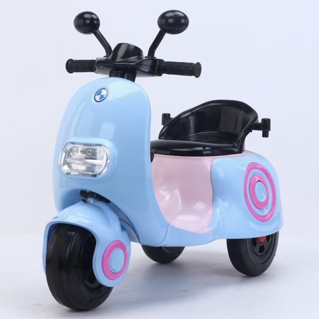 2023 Pink electric racing motorcycles not gas atv 12v motorcycle sidecar for kids not 50cc