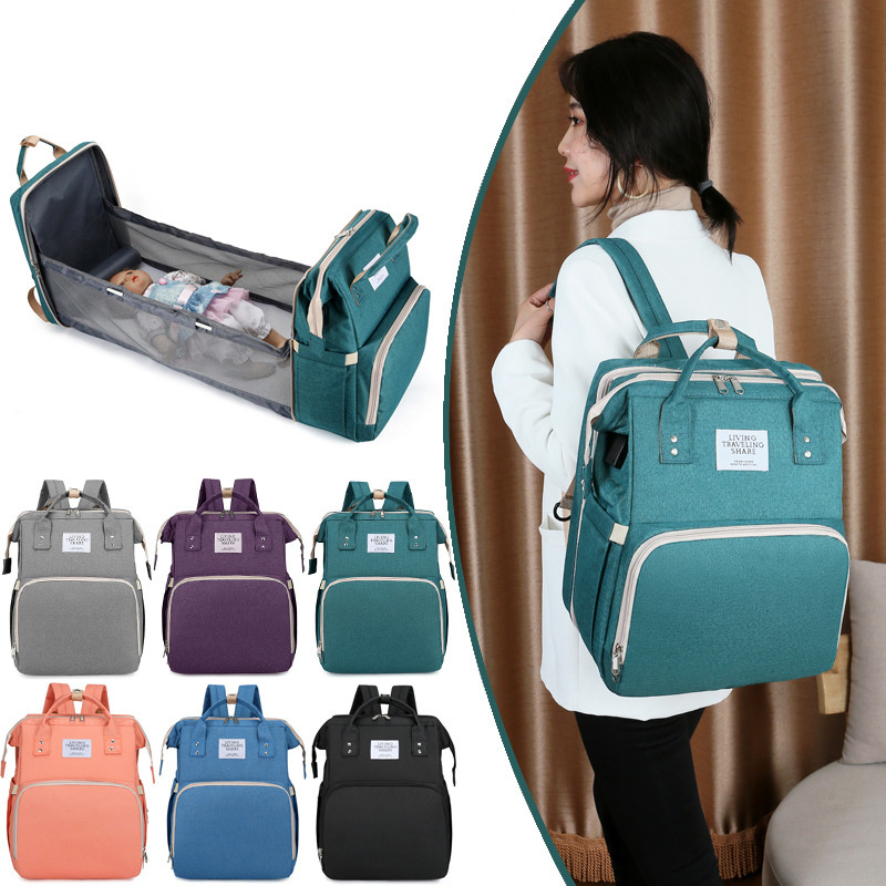 Mother and baby mommy bag large capacity out mother and baby mom bag baby diaper backpack female shoulders