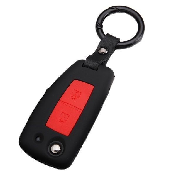 Personalized Plastic car key bag double protection silicone  rubber car key cover for NISSAN LIVINA /Jinsharp /Teana /Patrol