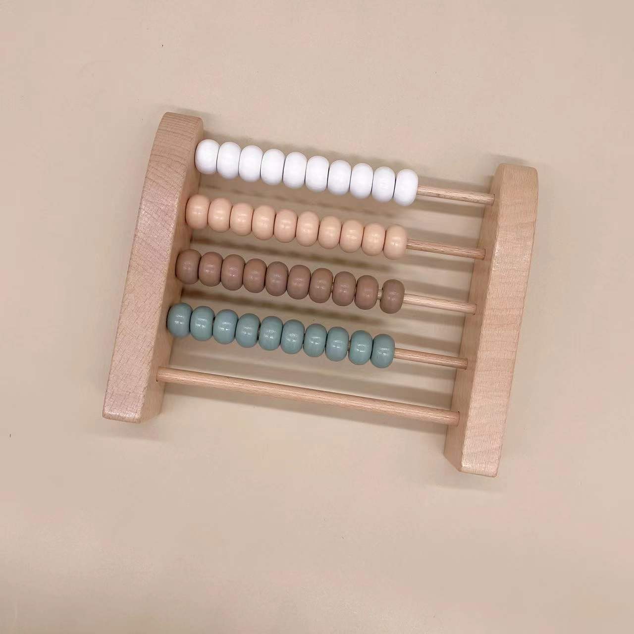 High Quality Beech Wood Abacus Kids Learning Toy Popular Early Educational Wooden Counting Frame Toys