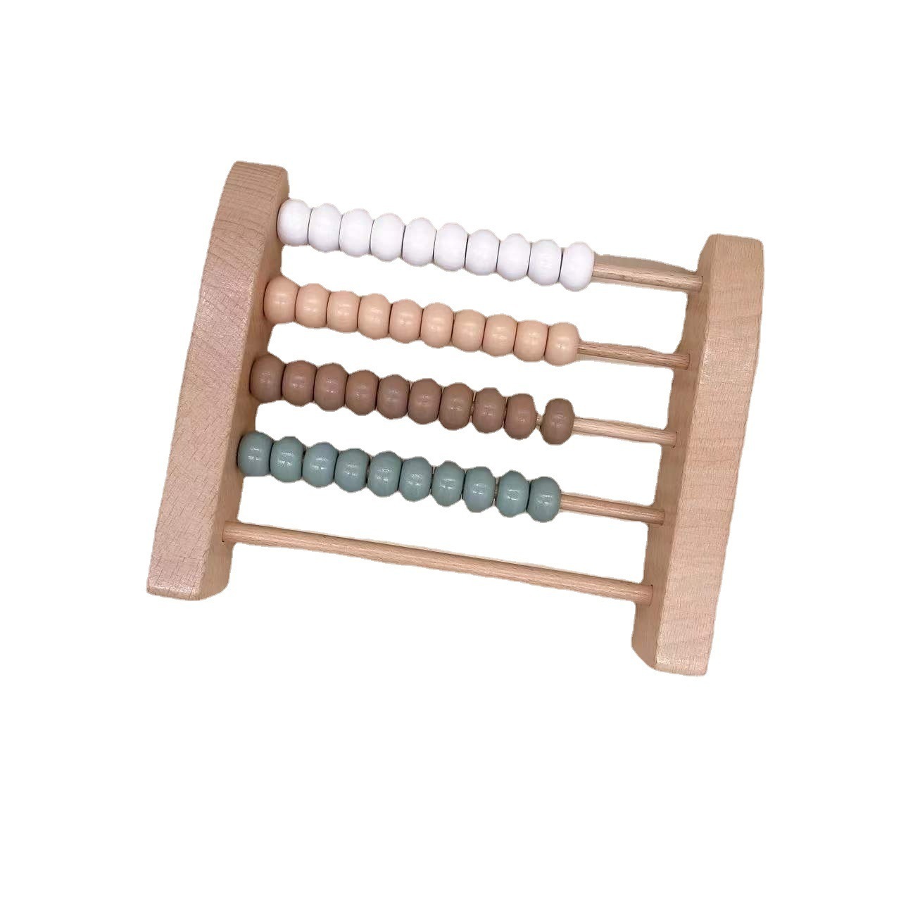 High Quality Beech Wood Abacus Kids Learning Toy Popular Early Educational Wooden Counting Frame Toys